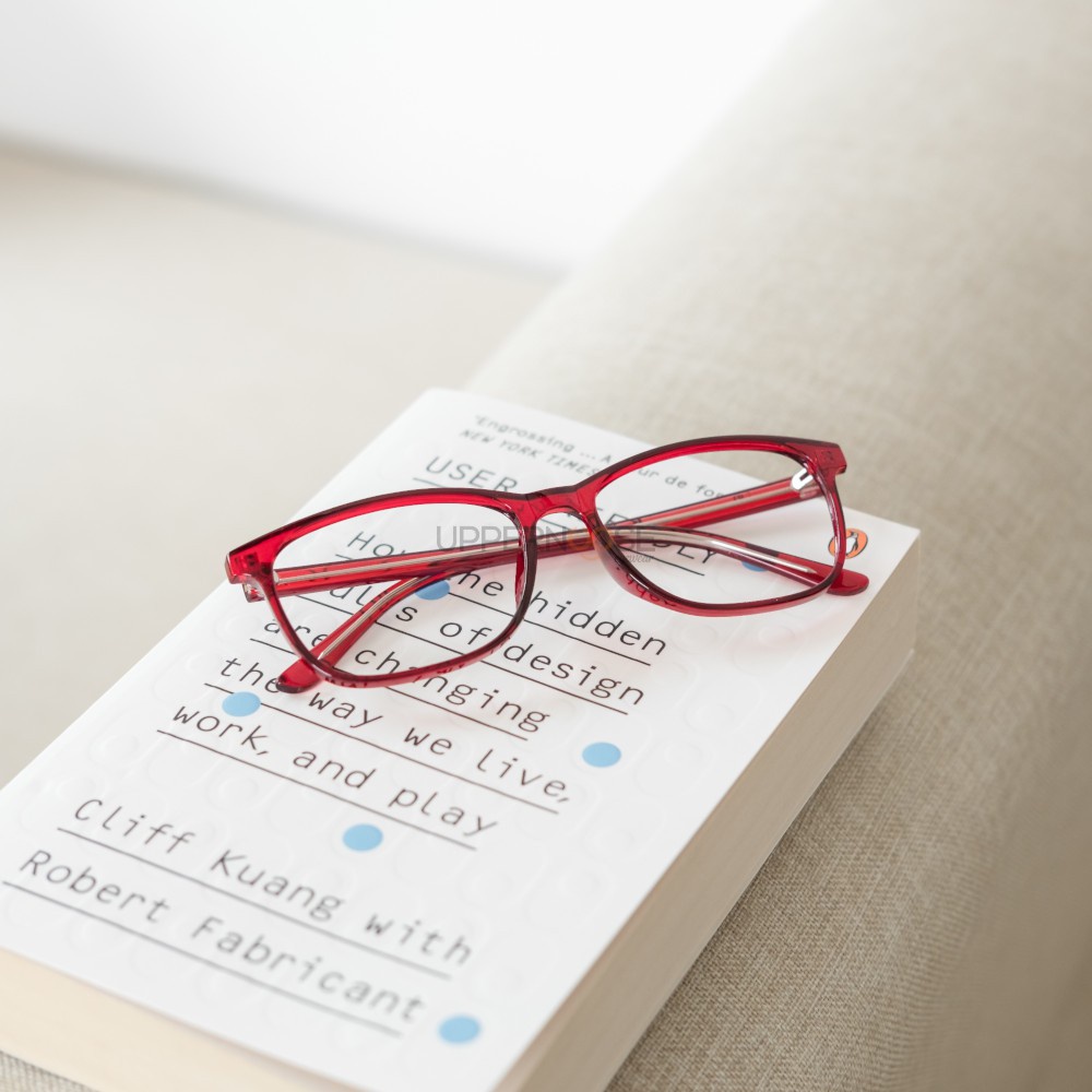 Uppernoose Roony - Frame Kacamata Kotak Elastis Lentur Kecil Korea Wanita