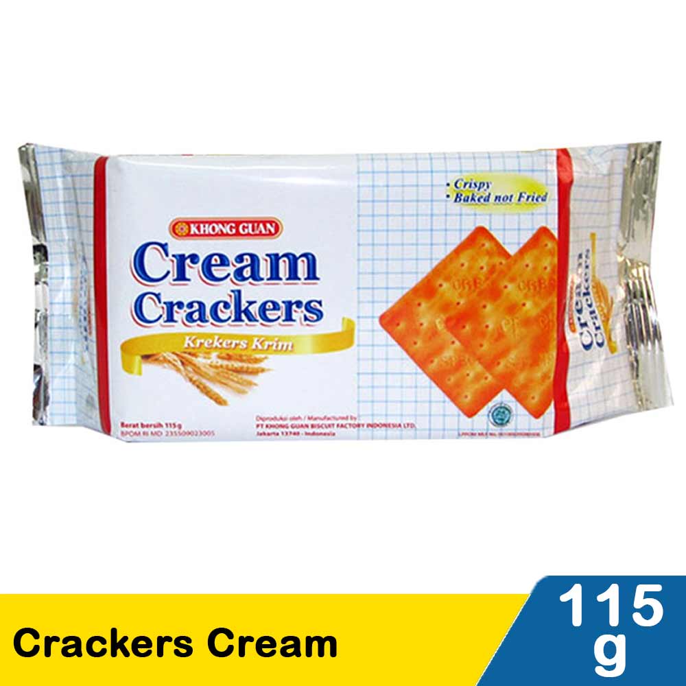 

Khong Guan Cream Crackers - Netto 120 GR