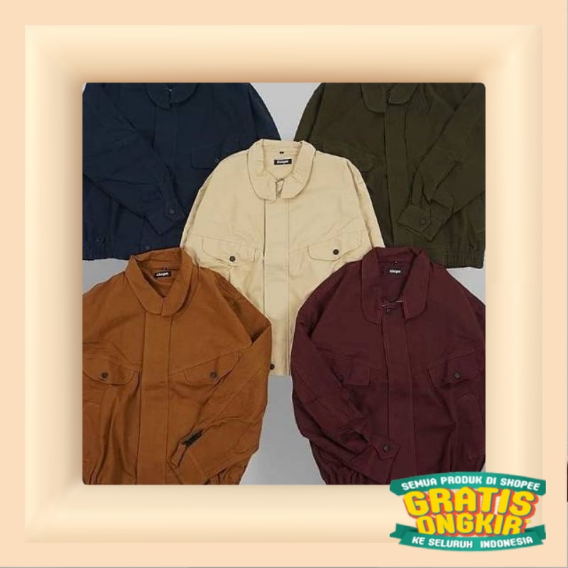 JAKET PRIA BOMBER FLIGHT / PILOT ORIGINAL WOLV SERIES/ Black tosca 2 3 warna