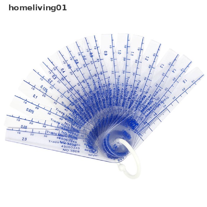 0.05-1mm Thickness Plastic Metric Filler Feeler Gauge .