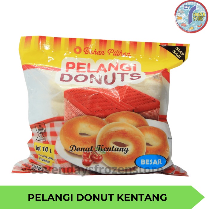 

Pelangi Donat Kentang / Donut Potato 520 gr