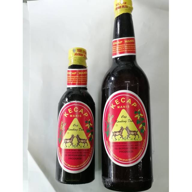 

(BACA DESKRIPSI) Kecap Manis 2 Dua Kambing Sin Nyun Hin Kalimantan Botol Besar Kecap No 1 Singkawang