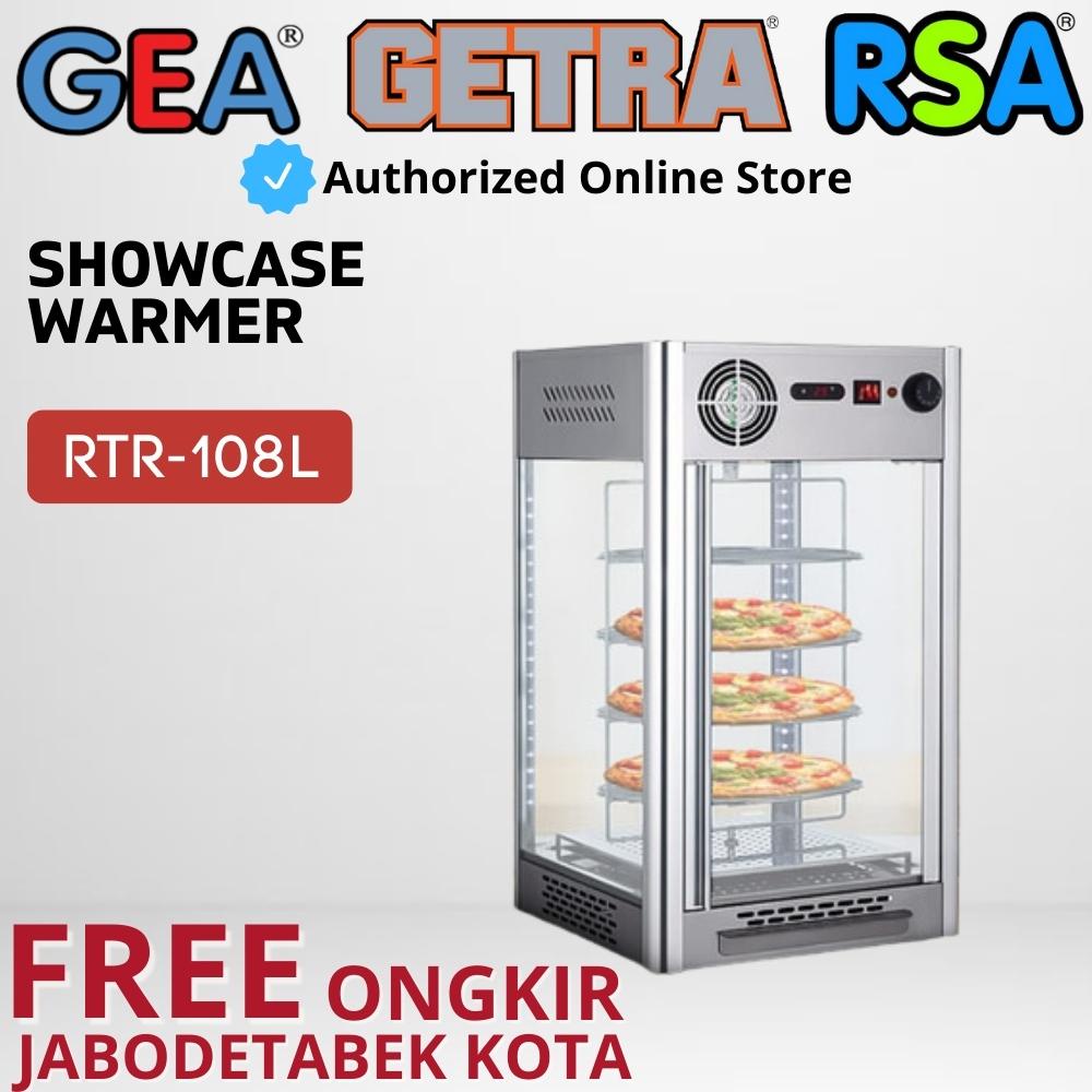 SHOWCASE WARMER GETRA RTR-108L ETALASE PENGHANGAT MAKANAN PIZZA WARMER