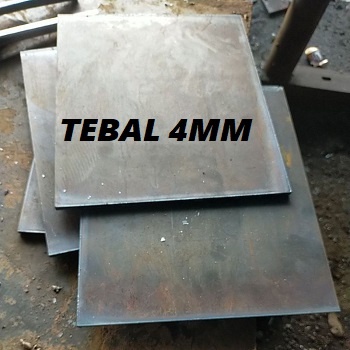plat besi potong kotak semua ukuran tebal 4mm/plat besi serbaguna