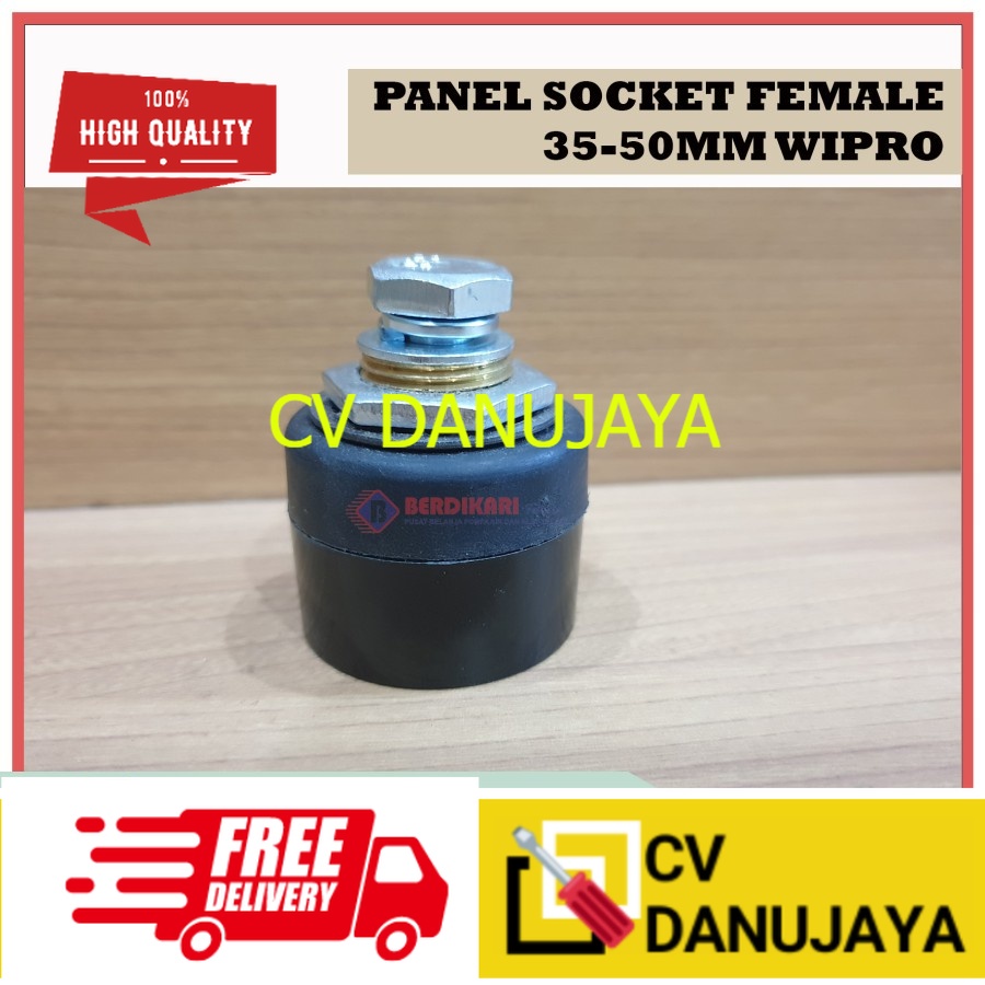 Kabel konektor Female Connector Las 35 - 50 mm Mesin Las WIPRO ORI