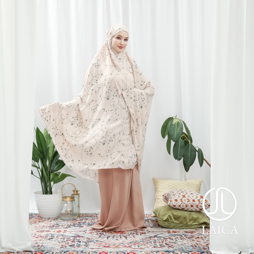 Mukena Laica Rayon Kombinasi Amidala 2in1 All Size