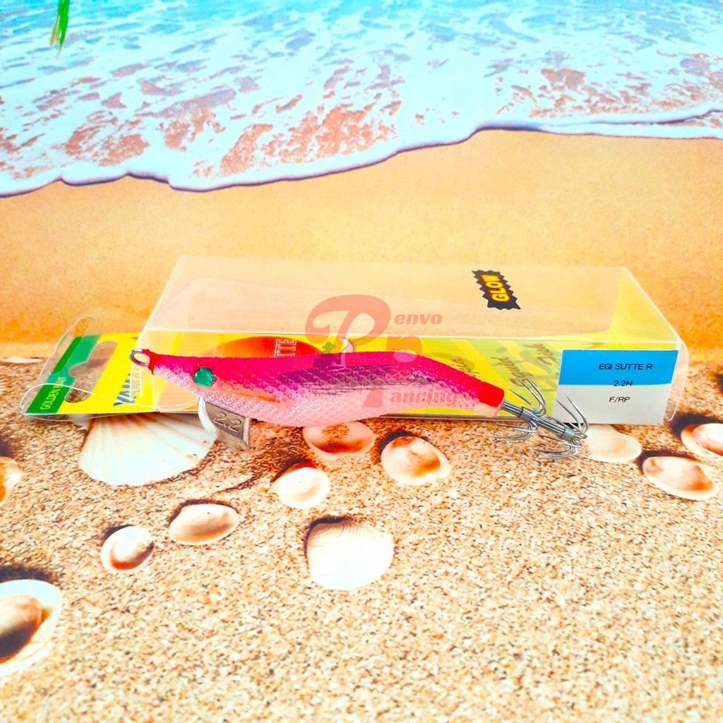 R 2.2 PINK POLOS GLOW Yamashita EGI Sutte 66mm 6.5gr umpan cumi ORIGINAL