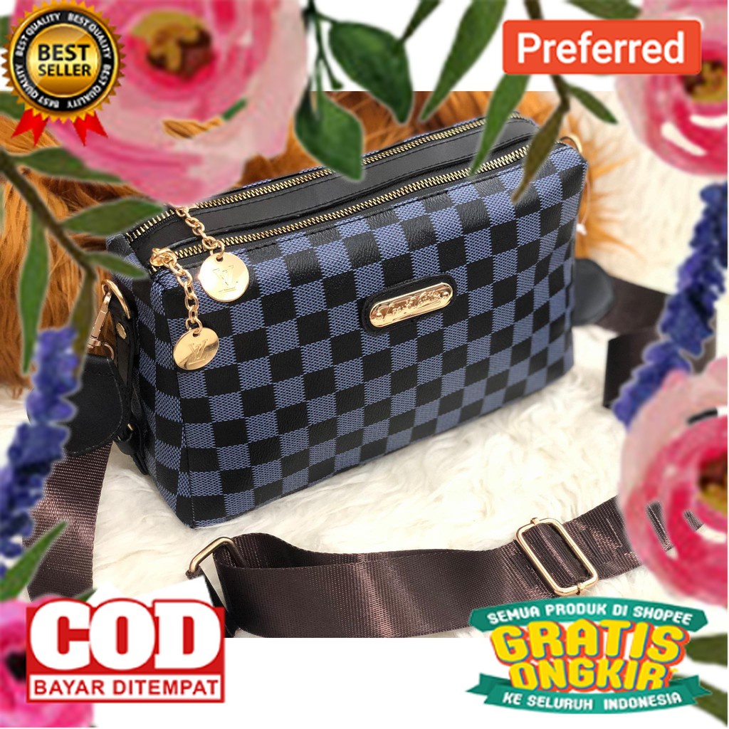Tas batam DEWI Super Premium 2 res tas selempang wanita 2res Reka// TAS IMPORT KEREN MODEL BARU / TA