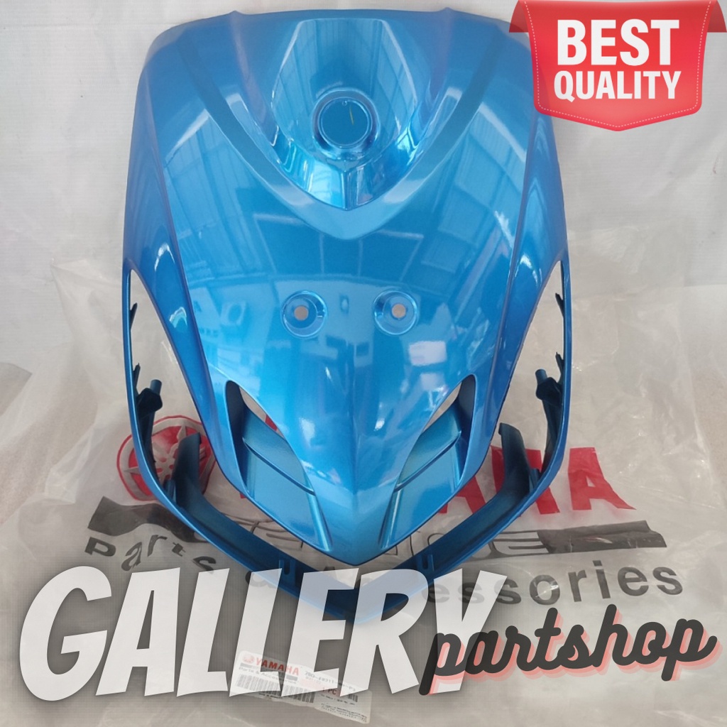 BODY DEPAN DASI MIO SMILE BIRU SAPHIR SAFIRE ORIGINAL 28D-F8311-00-P3