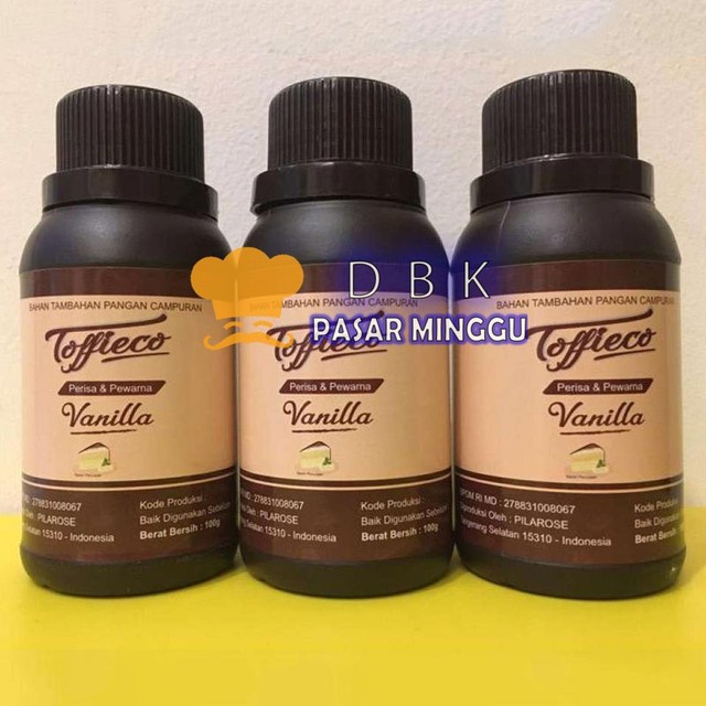 

HF87 Toffieco vanilla 100gr Pasta vanila vanili Tofieco tofico