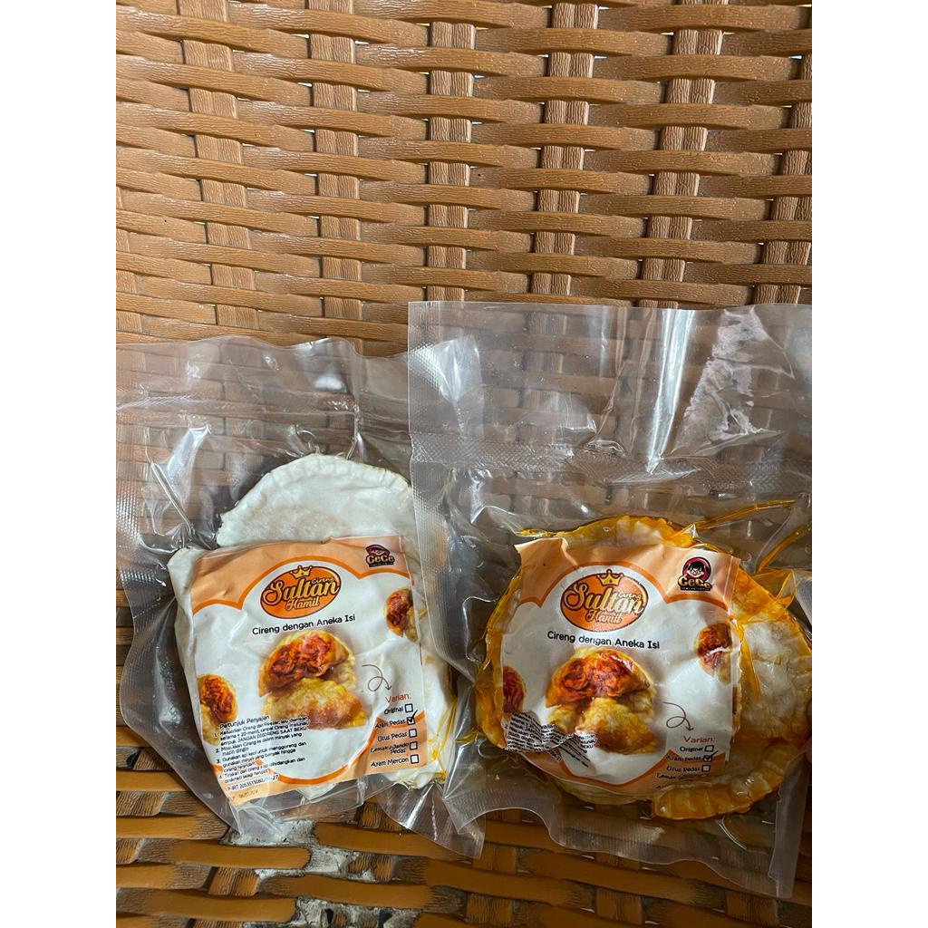 

Cireng Cece kemasan mini cireng ayam suwir cireng pedas