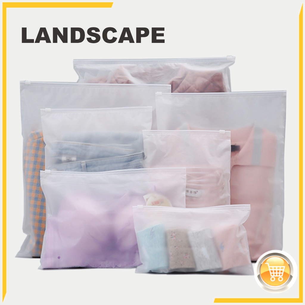 TOSERBA Zipper bag landscape/zipper storage bag landscape /travel pouch serbaguna