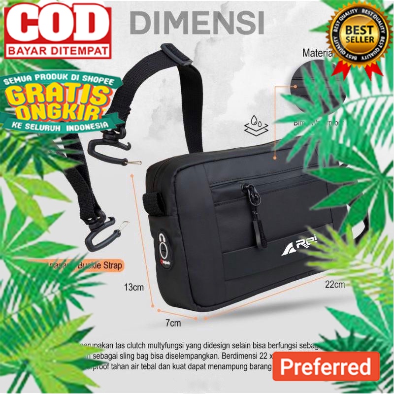 Handbag Unisex Pria Wanita Waterproof REI Clutch Bag Tote Bag Anti Air Pria Wanita Tas Tangan REI An