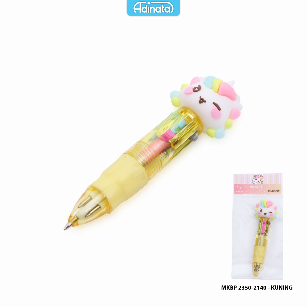 

Mokonya Color Pen 4 in 1 2350-2140C Yellow / Pen / Alat Tulis - Adinata
