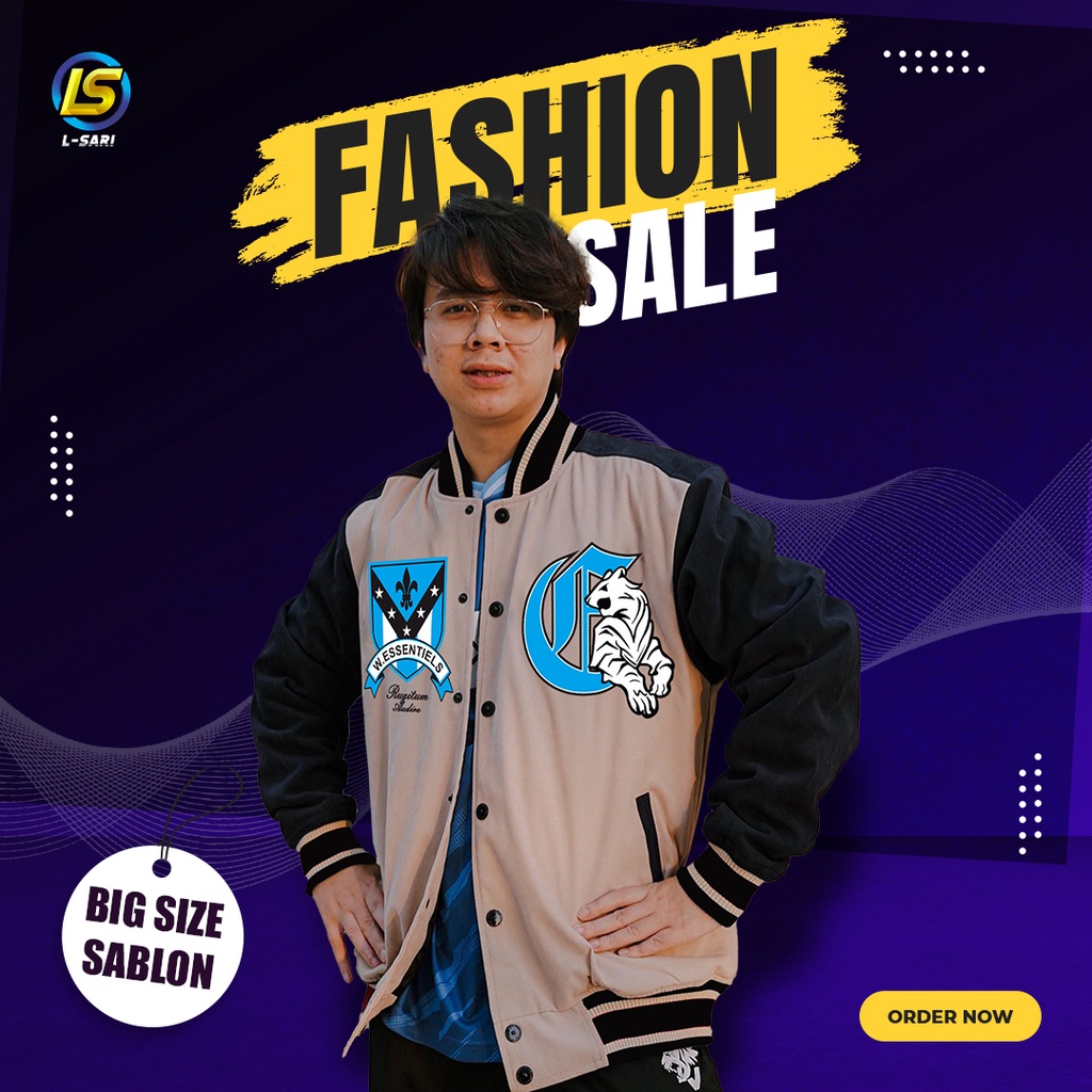 Jaket Varsity Evos Legends Terbaru Esports 2023 Big Size S M L XL XXL 3XL 4XL 5XL Echo RRQ Blacklist