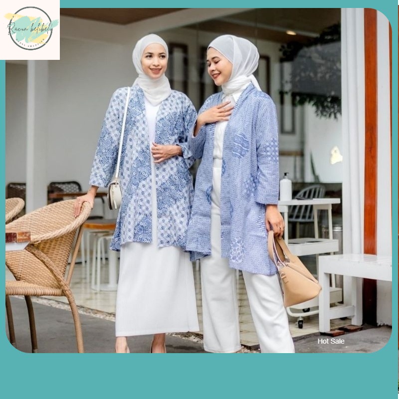 Batik Wanita Terbaru Terkini / Outer Batik Wanita Cardigan Anjani Batik Al Mubarok