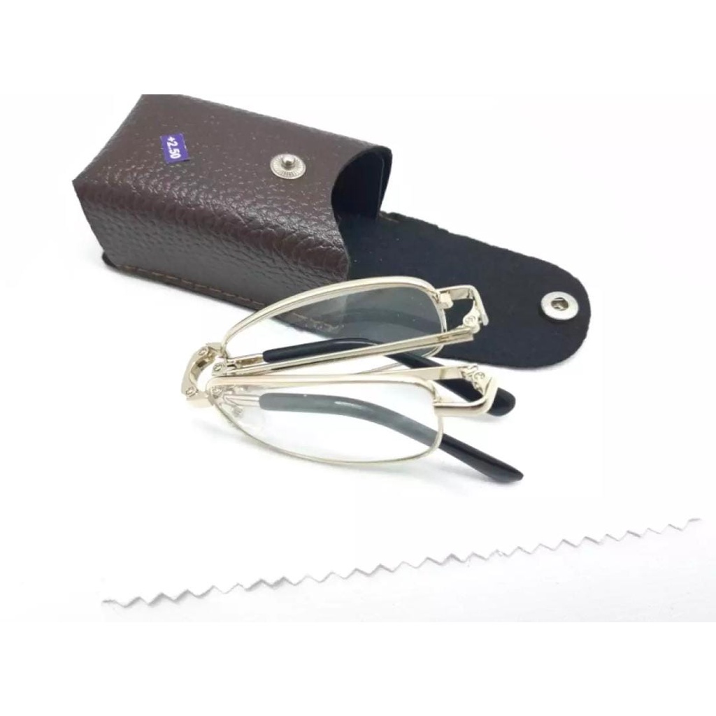 Kacamata Baca Pria Wanita Kacamata Lipat Besi Kacamata Baca Plus Terbaru Anti Radiasi Kacamata Impor