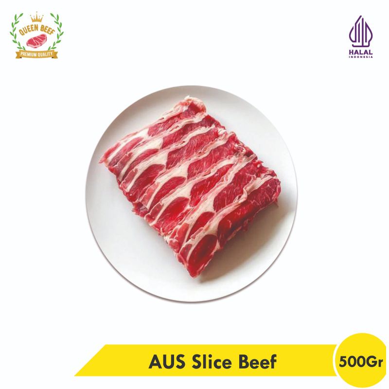 

COD AUS Slice beef Australian brisket sliced 500 gram / grill bbq sukiyaki steamboat