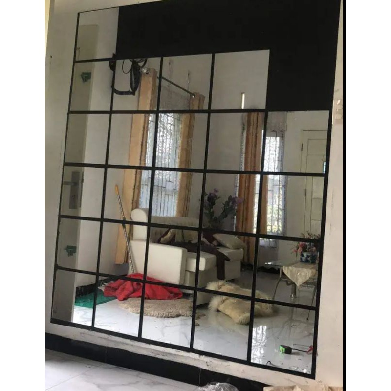 Cermin Tempel Dinding Fullbody 25x25: Detail Penuh, Kecantikan Tidak Terbatas