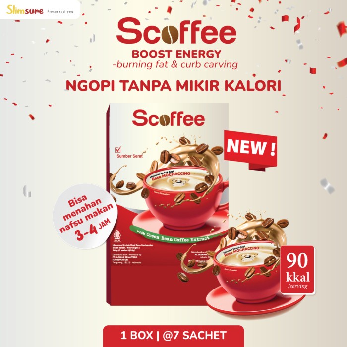 

S Coffee Energy Coffee| Coffee Diet| Menurunkan Nafsu Makan| Slimming - 7 Sachet