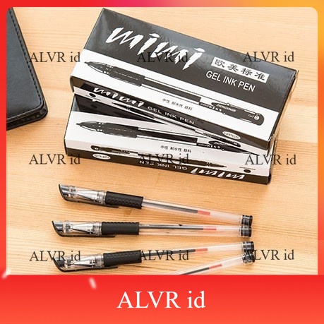 

ALVR id (SERBA MURAH) COD Pena Gel Mimi 0.5 Mm Pulpen Internasional Balpoin Per Pcs