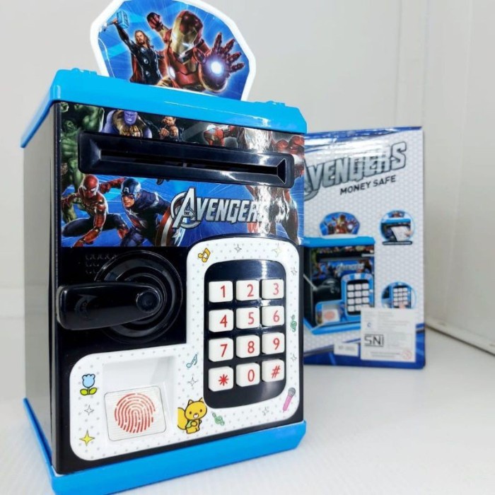 Celengan Atm Sidik Jari / Money Safe Box Celengan Anak - LOL