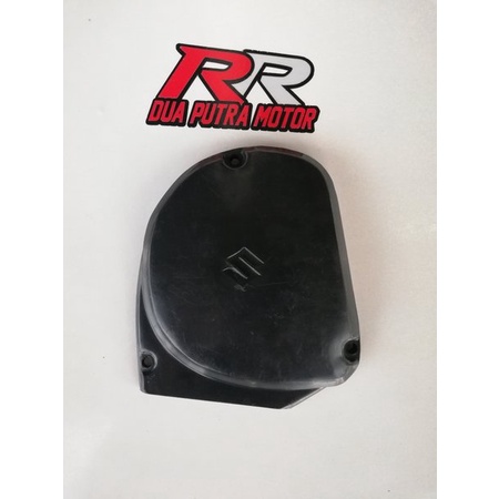 cover tutup blok bak block mesin kopling kanan karbu karburator suzuki gp100 gp125 gp 100 125 nos