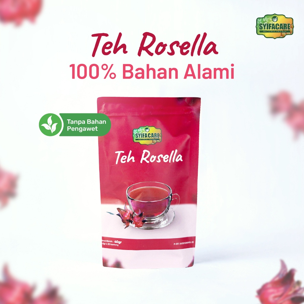 

Teh Rosella Syifacare - Bantu Mengatasi Peradangan dan Infeksi Teh celup Herbal Tanpa Bahan Pengawet