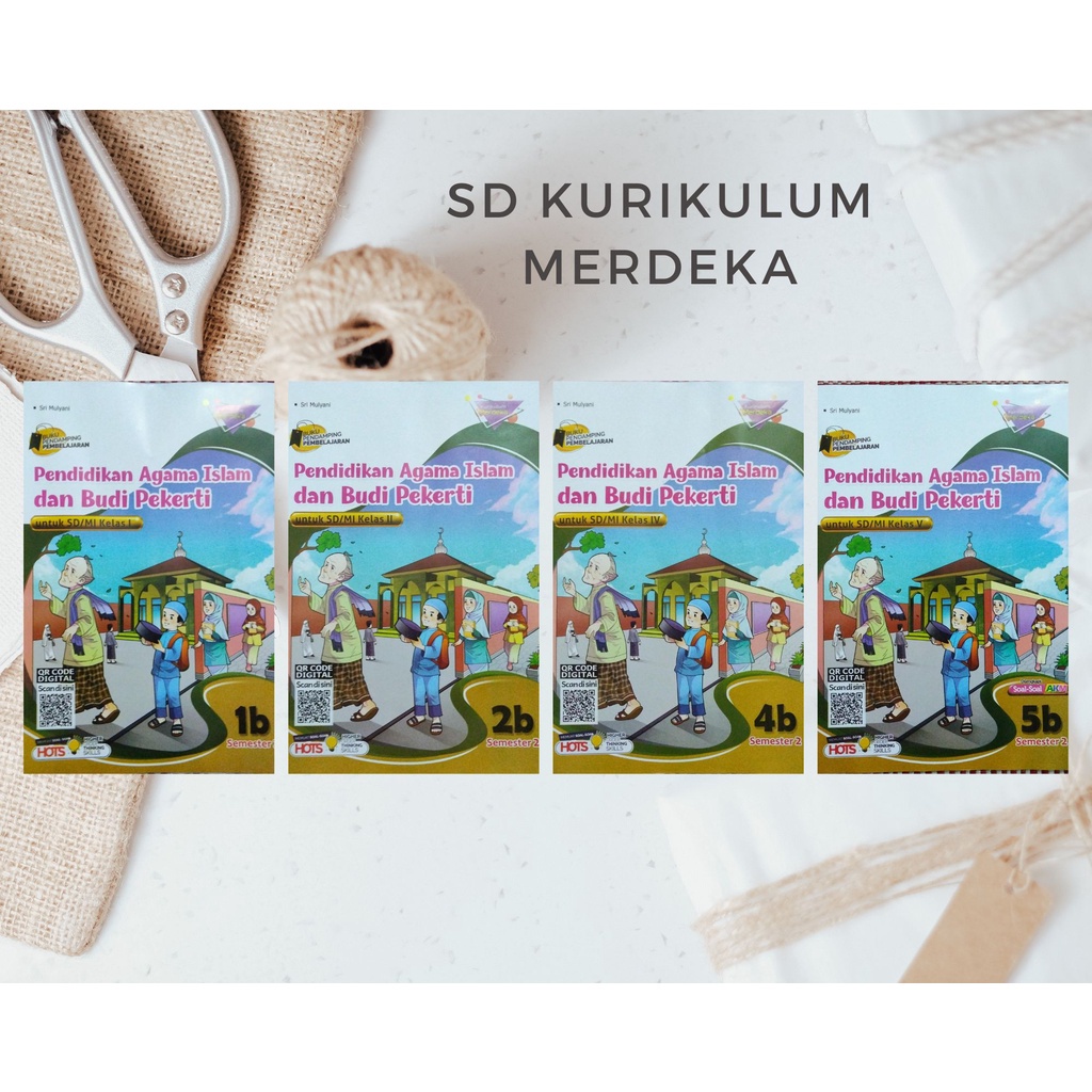 Buku LKS PAI Kurikulum Merdeka - SD MI Kelas 1 2 4 5 - Semester Genap