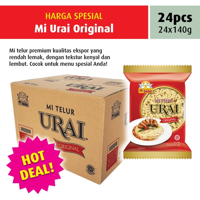 

BEST SELLER- Mi Urai Original Dus (24 pcs)