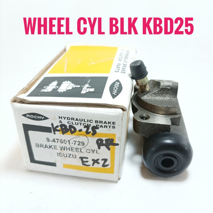 Wheel Cylinder Assy Belakang Kanan Isuzu KBD25 Merk Rocky