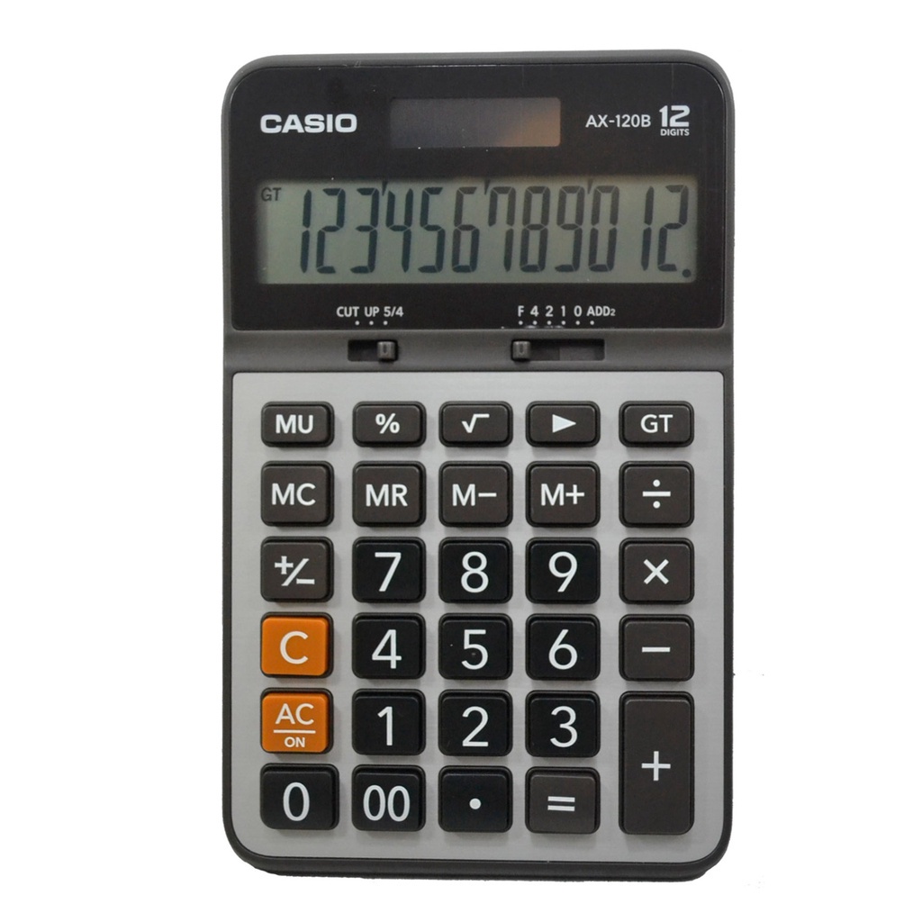 

Kalkulator CASIO AX-120B Calculator 12 Digits Casio Ax-120B