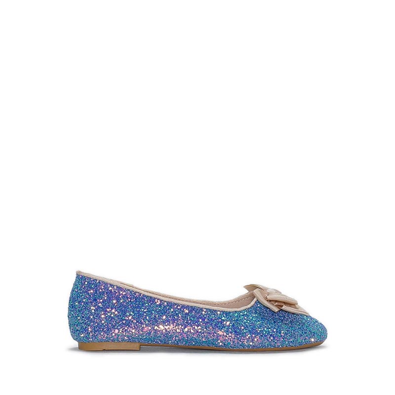 Payless Chrissie Childrens Kara Flats - Blue_07