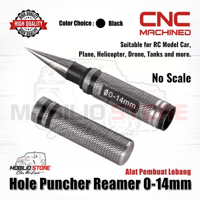 

Alat Pembuat Lubang Hole Puncher Reamer 0 - 14 mm Steel Metal RC Cars - No Scale