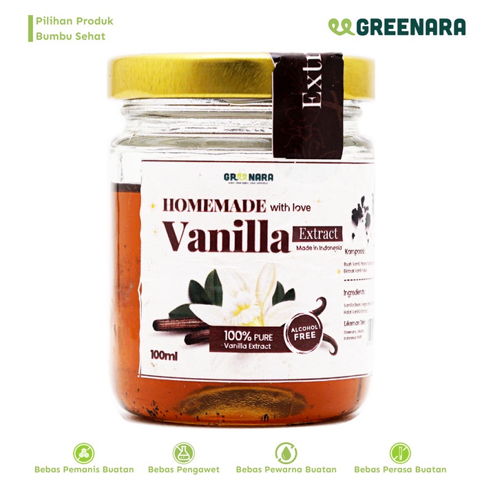 

[KUALITAS PREMIUM] Vanilla Extract 100ml Terjangkau