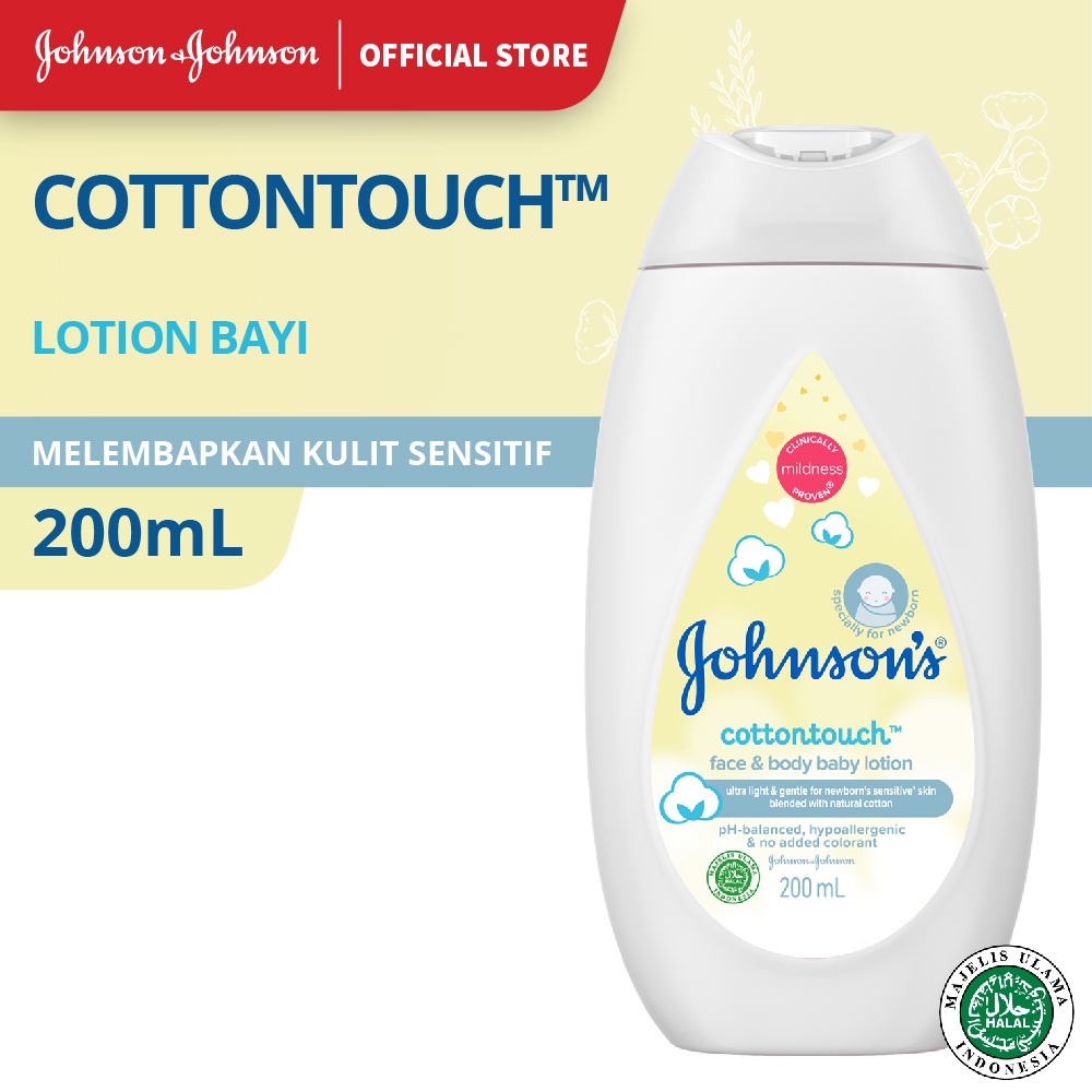 Johnson's CottonTouch Baby Lotion 200ml - Lotion Bayi Johnson & Johnson