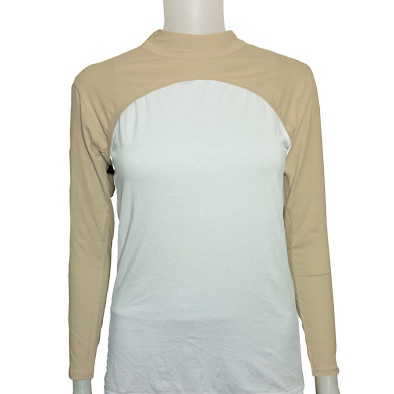 Manset Crop Top  Inner Setengah Badan Kimberly - Putih