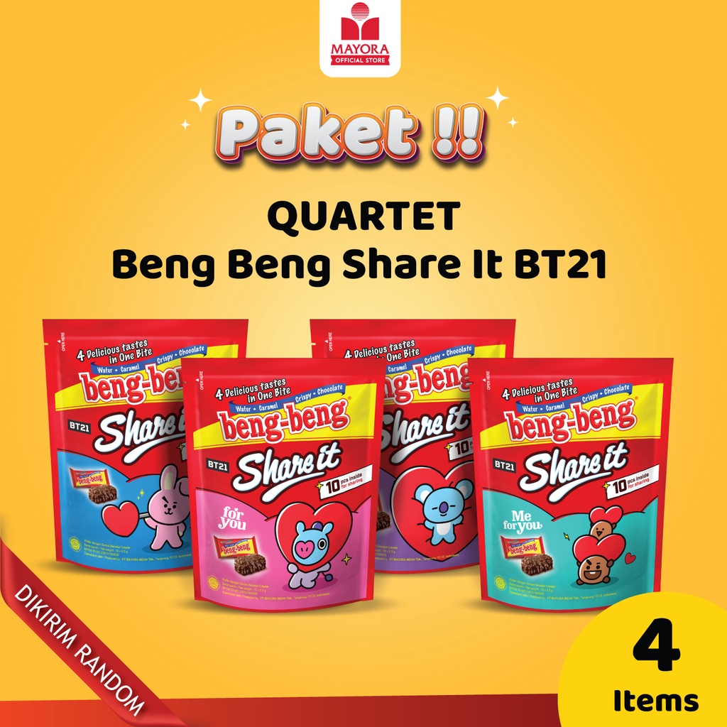 

Paket Quartet Beng-Beng Share It BT21