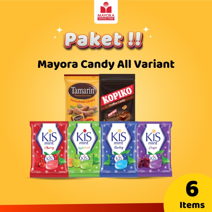 

[PROMO] Permen Mayora Candy All Variant