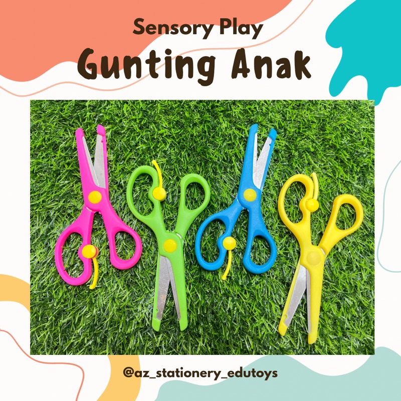 

Gunting Anak / Gunting Pengaman Anak / Gunting Plastik Besi Anak