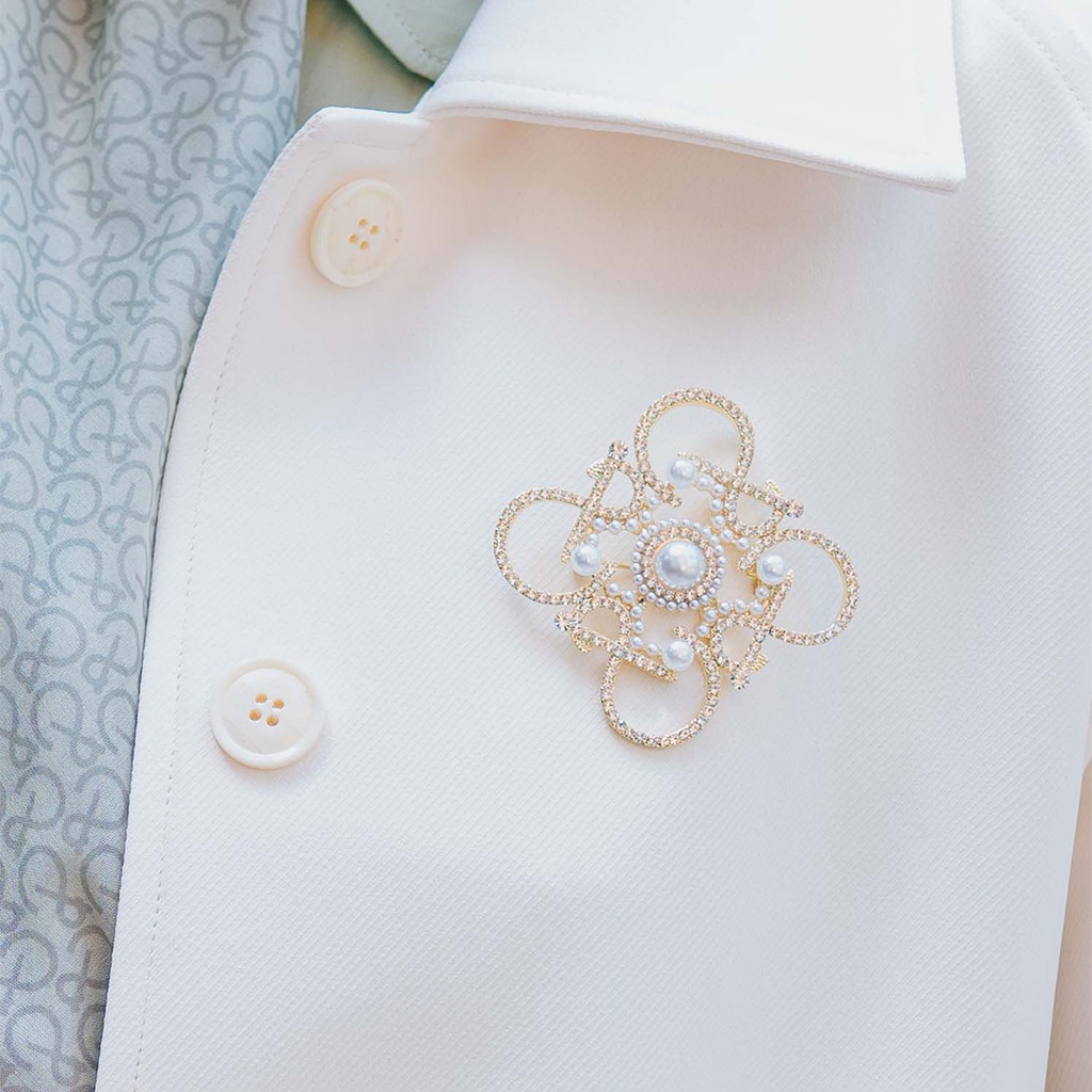 Jenna and Kaia - Aiza Brooch - Premium Bros Hijab