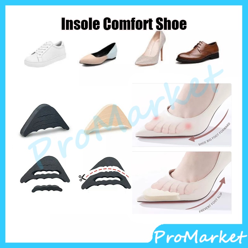 Insole Sepatu Wanita Pengganjal Ganjelan Sepatu Longgar Kebesaran / Busa Spons Insole Sol Alas Sepat