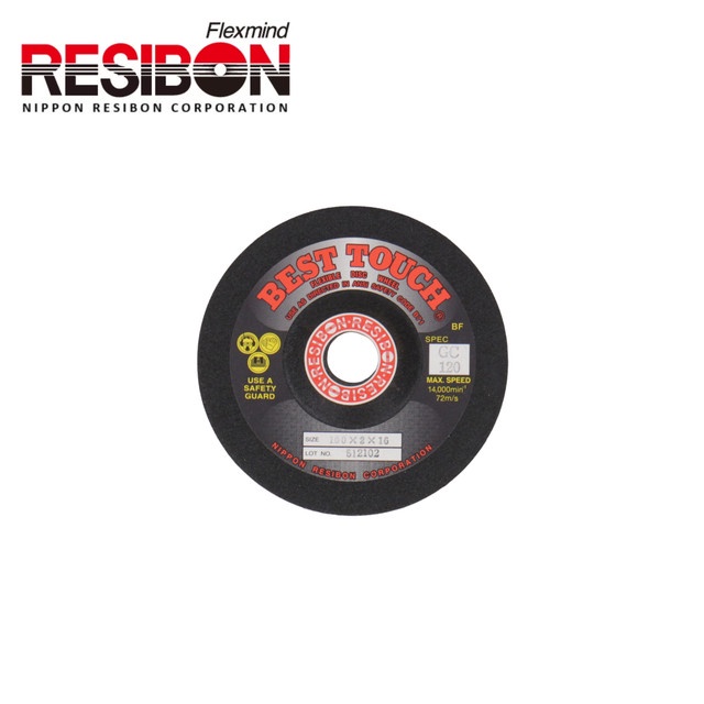 Batu Gerinda 4" NIPPON RESIBON Flexible 100 X 2 GC120 Mata Asah Potong 4 Inch