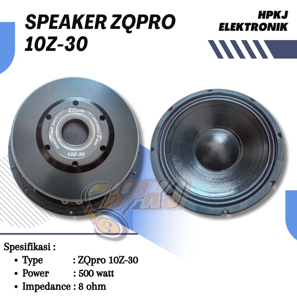 SPEAKER ZQ PRO 10Z-30 10 INCH Speaker komponen zq-pro 10z 30 10z30 10z30 10inch