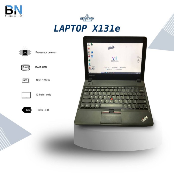 Laptop murah 1  jutaan lenovo thinkpad x131e intel celeron 4/128 Gb