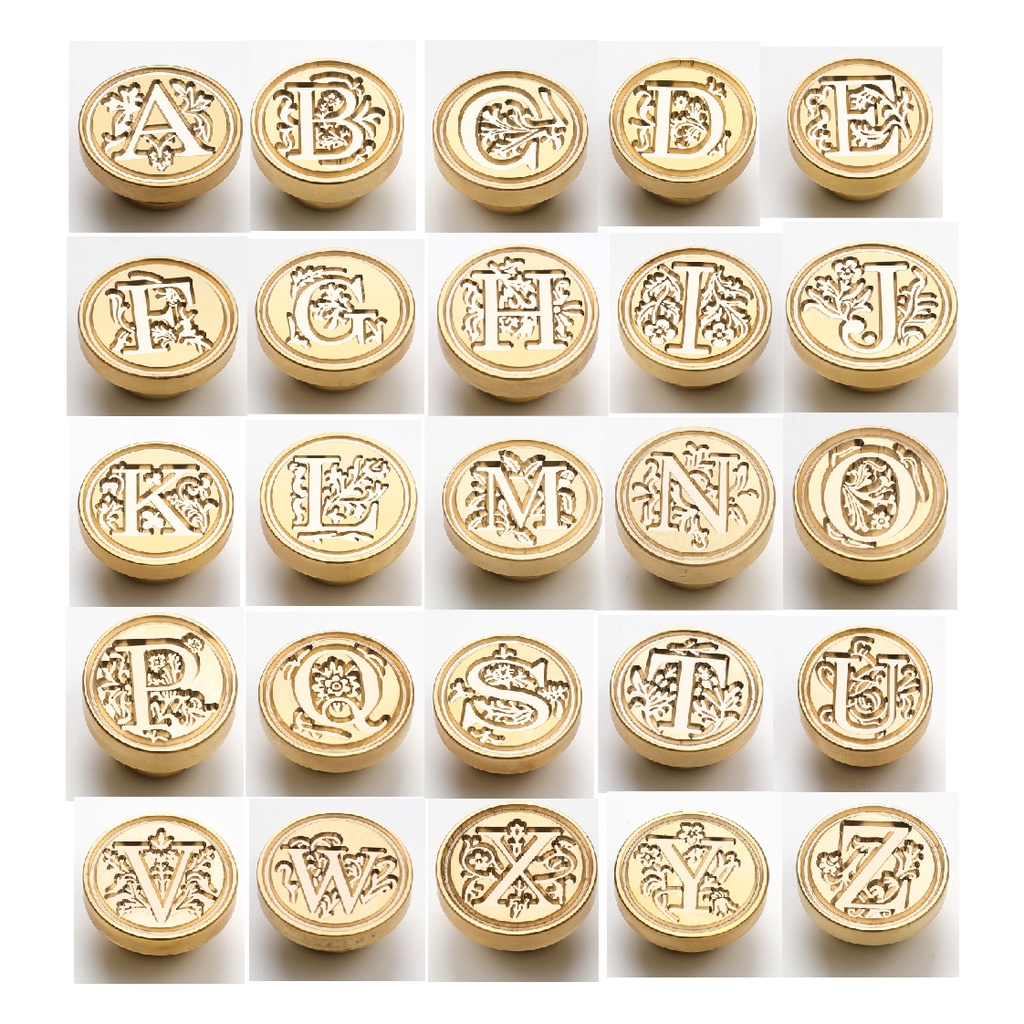 

[Nokai Space] READY High Quality Alfabet ABCD Wax Stamp Seal Segel Amplop Bahan Tebal Berkualitas / Wax Seal Alphabet