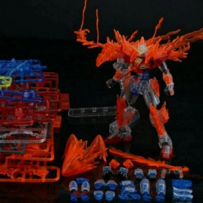 Hobby Star HG 1/144 Try Burning Gundam plavsky particle ver. + phoenix - clear