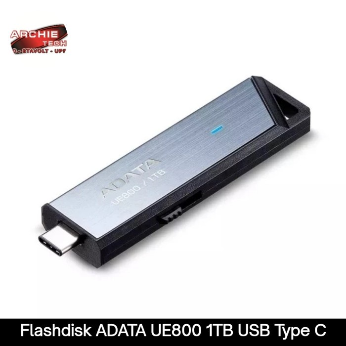 Flashdisk ADATA UE800 1TB USB 3.2 Gen2 Type C
AELI-UE800-1T-CSG