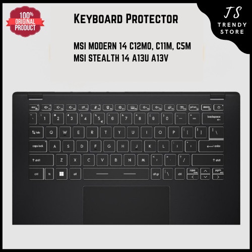 Keyboard Protector Cover MSI Modern 14 C11M C12MO C5M, Stealth 14 A13U
