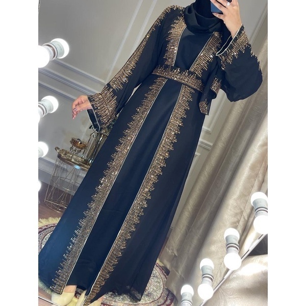 ABAYA DUBAI MAROKO/ ABAYA DUBAI MURAH /GAMIS WANITA / ABAYA